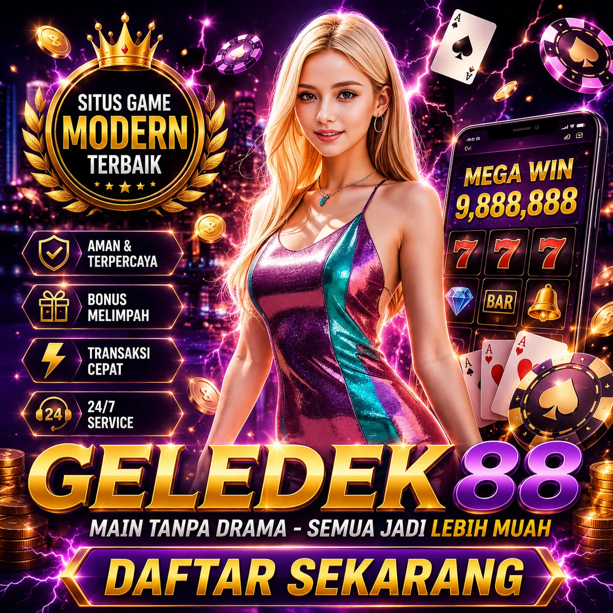 Geledek88 menjadi pilihan tempat modern yang menghadirkan pengalaman tak terlupakan dengan suasana hangat, fasilitas lengkap, dan hiburan menarik untuk menemani setiap momen spesial bersama teman maupun keluarga.